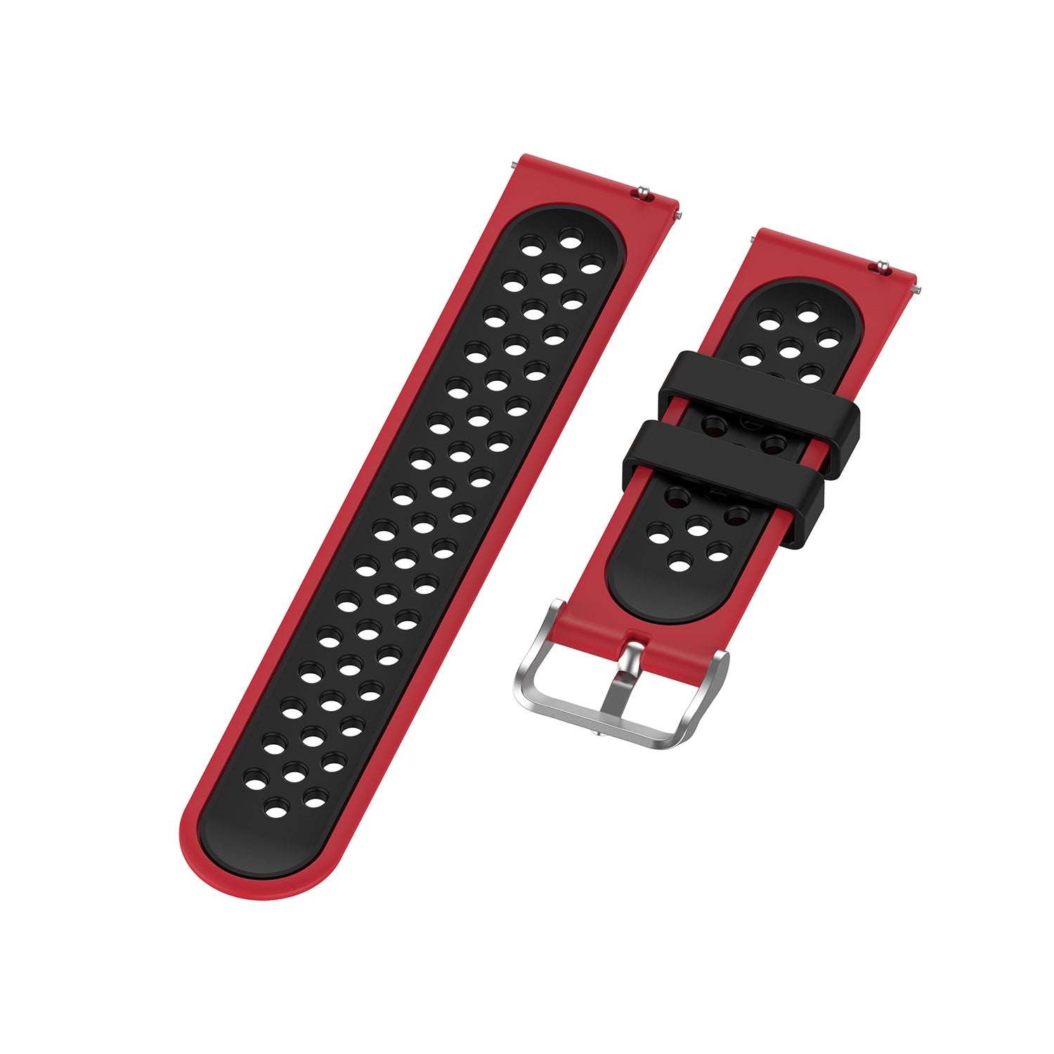 Dual Color Silicone Adjustable Watch Band Strap Replacement 22mm for Huawei Watch 3 Watch 3 Pro Dual Color Silicone Adjustable Watch Band Strap Replacement 22mm for Huawei Watch 3 Watch 3 Pro